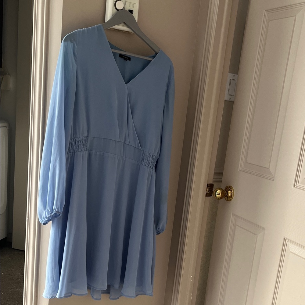 #DB.RW&CO. Light Blue Long Sleeve Dress